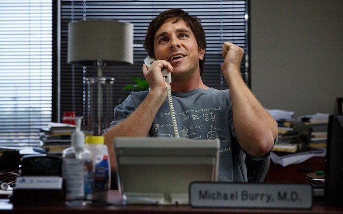 Christian Bale played the character of Michael Burry in the movie The Big Short