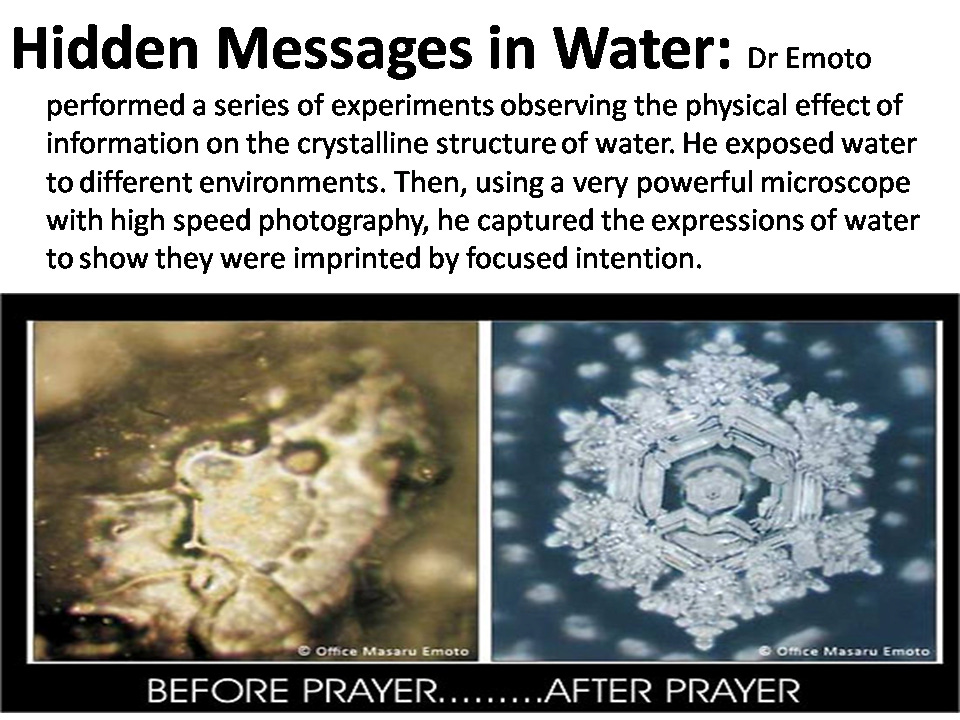 Hidden Messages in Water: | Dr Anu Mehta