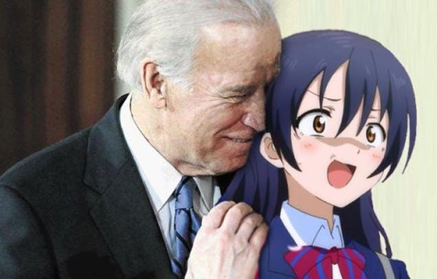 Kotaku on Twitter: "Joe Biden gets too close to anime girls:  http://t.co/1zW8d6DLY2 http://t.co/RXktZyWnNP" / Twitter