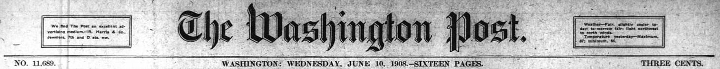 1908 Washington Post