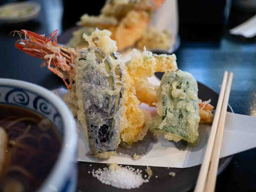 tempura soba