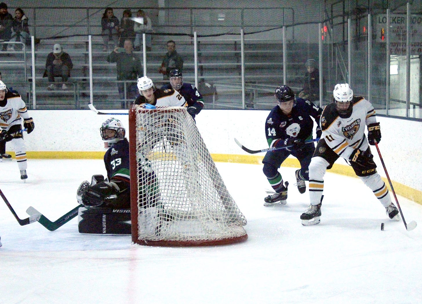 The Wausau Cyclones took on the Alexandria Blizzard Feb. 10, 2023 at Marathon Park in Wausau and lost 10-2. The match was re-capped by Evan J. Pretzer in The Wausau Sentinel. The Wausau Cyclones took on the Alexandria Blizzard Feb. 10, 2023 at Marathon Park in Wausau and lost 10-2. The match was re-capped by Evan J. Pretzer in The Wausau Sentinel.