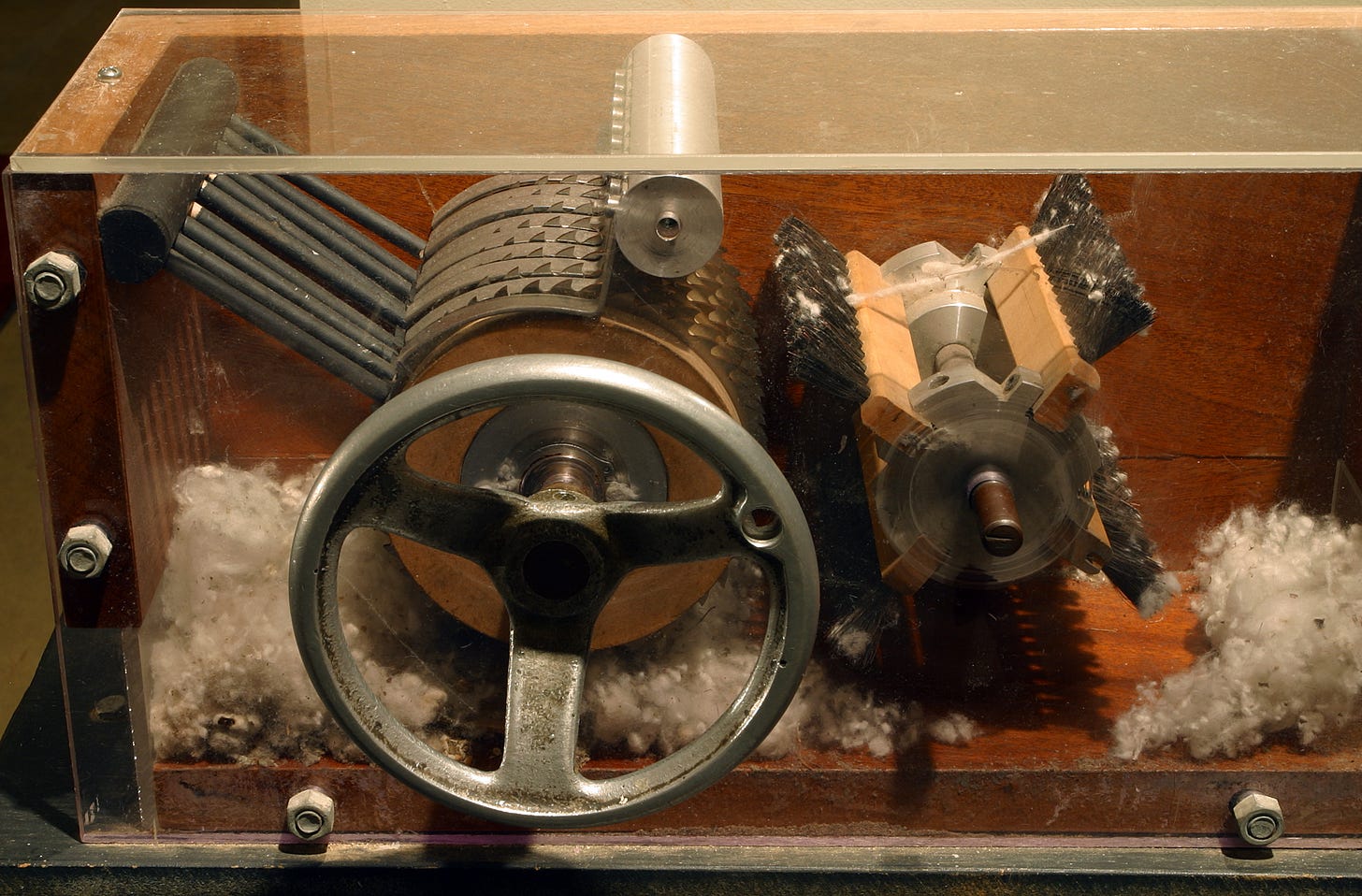 image of a cotton gin