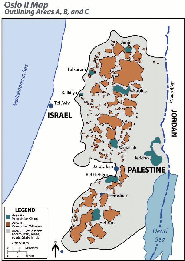 West Bank Areas A, B and C – How Did They Come into Being? | CIE