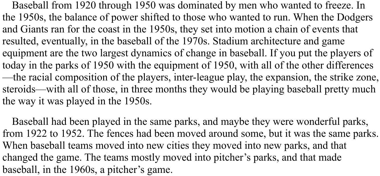 Bill James New Historical Baseball Abstract