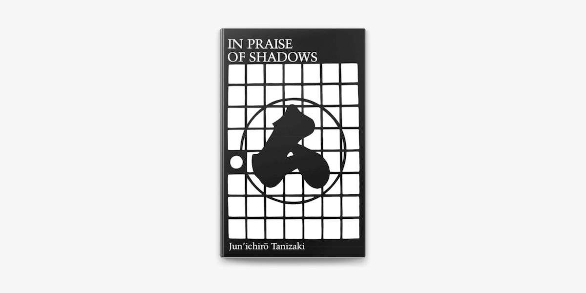 In Praise of Shadows on Apple Books