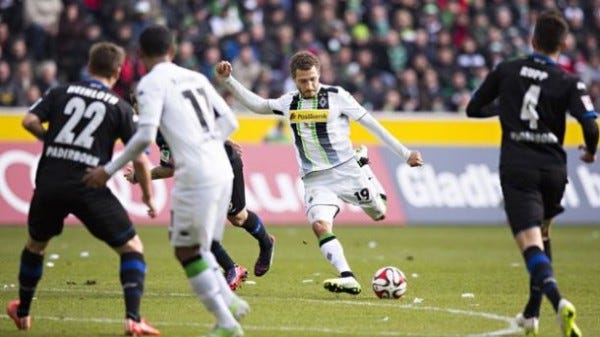 Borussia Monchengladbach wins over paderborn soccer 2015Borussia Monchengladbach wins over paderborn soccer 2015