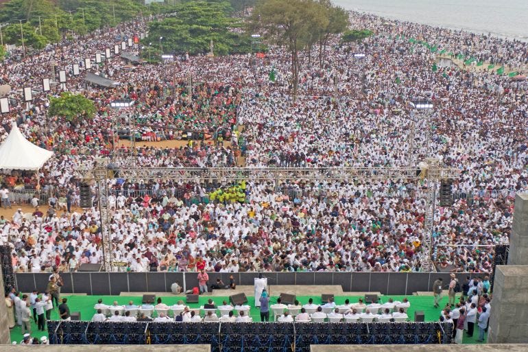 Gaza rally in Calicut Kerala [Indian Union Muslim League (IUML) ]