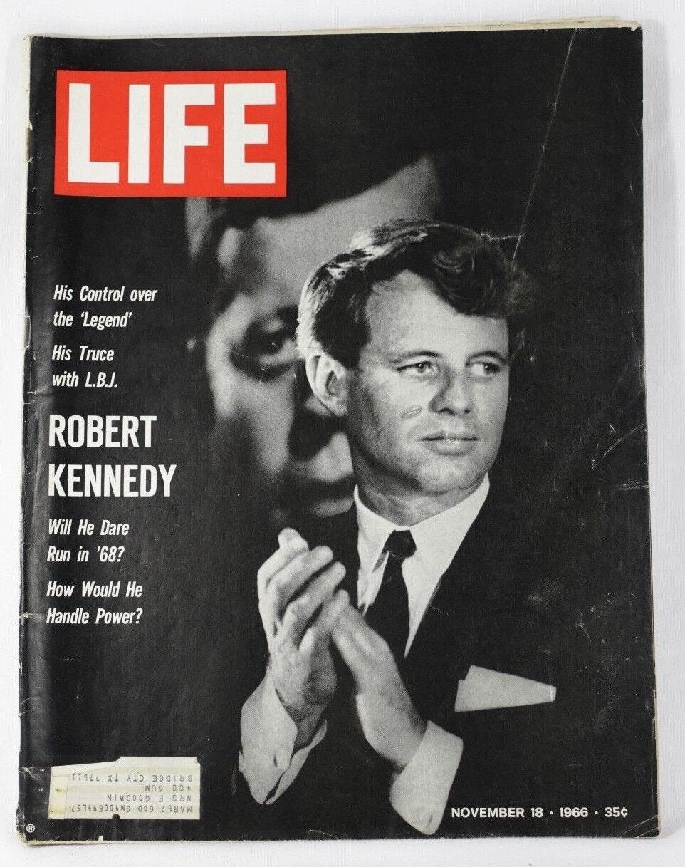 LIFE Magazine Nov 1966 - Robert Kennedy: Will He Run in 1968? - Picture 1 of 1