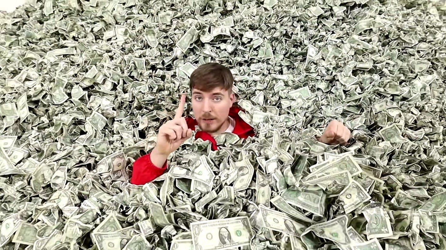 Top 5 highest-paying MrBeast challenges