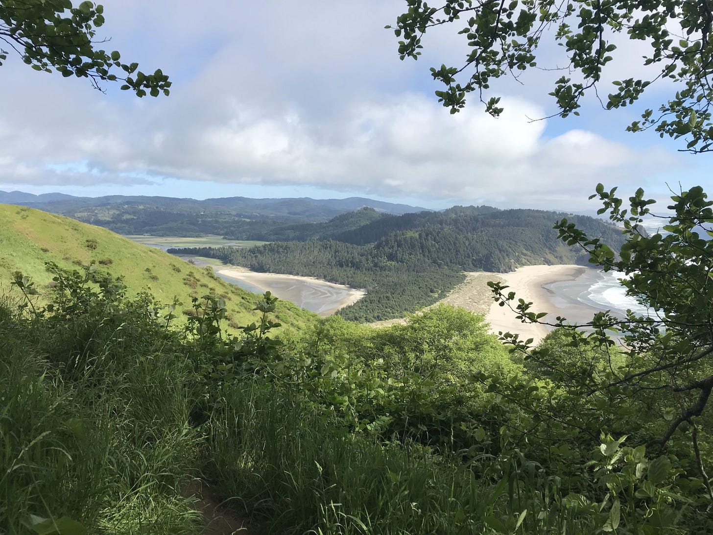 view at the end of a trail