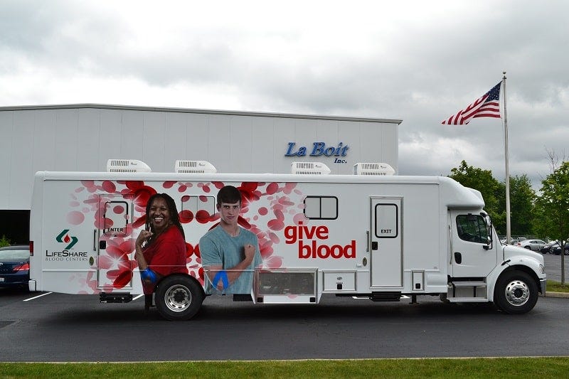 40ft Bloodmobile - La Boit Specialty Vehicles, Inc.