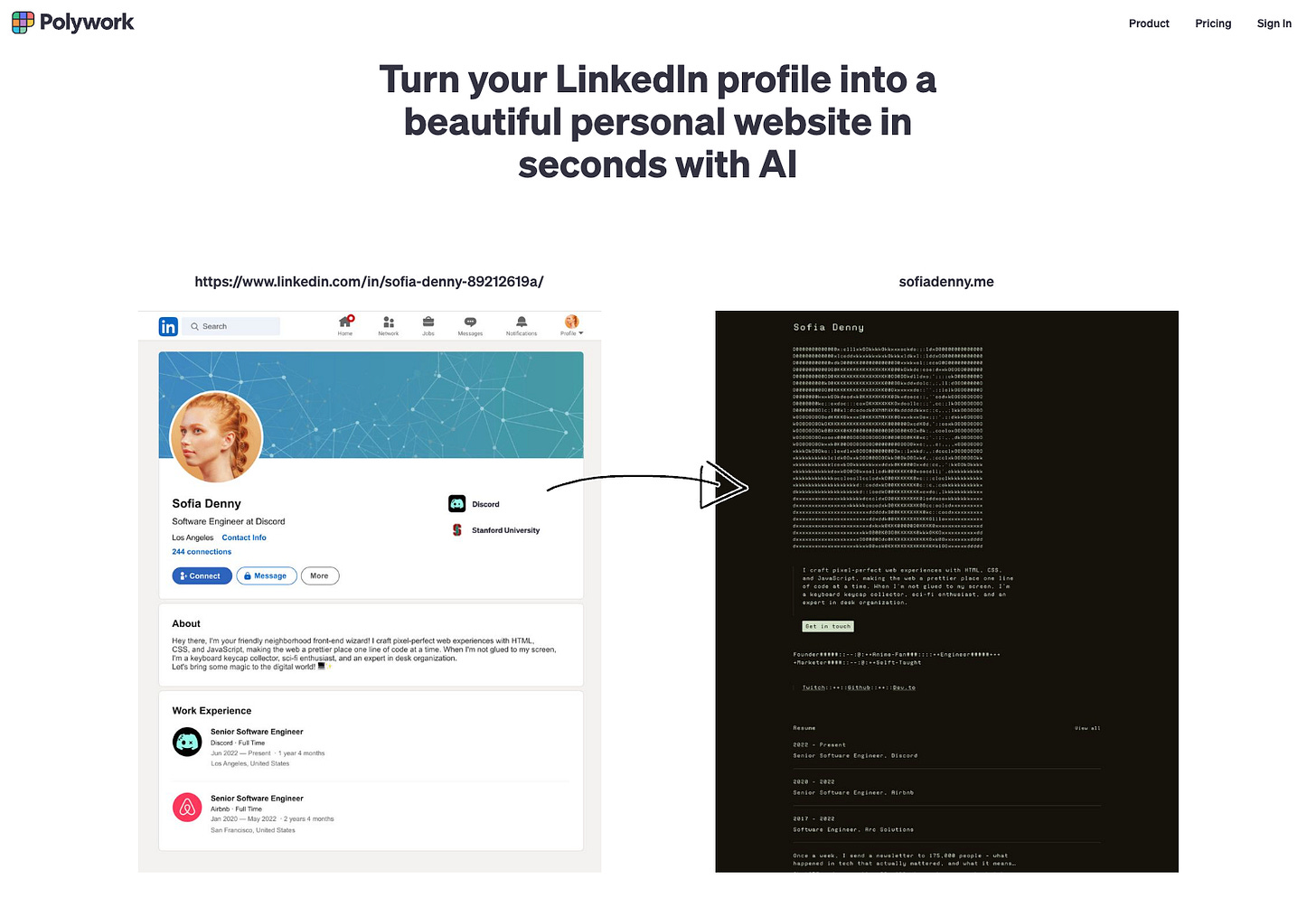 Polywork LinkedIn
