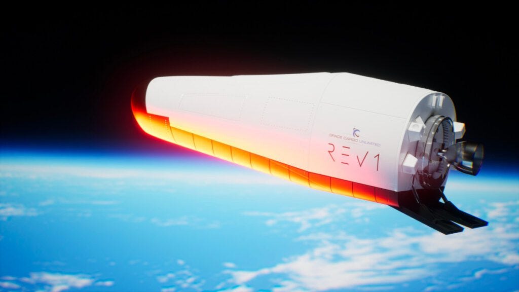 REV1 Space Factory being developed by Space Cargo Unlimited and Thales Alenia Space.