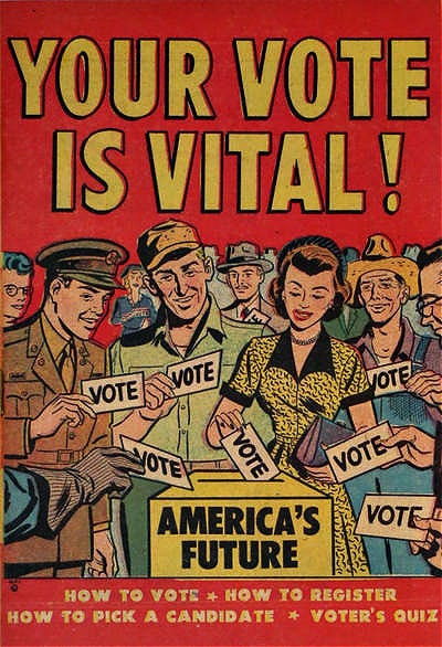 Vintage comic book voting 