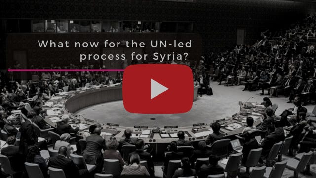 What now for the UN-led process for Syria?