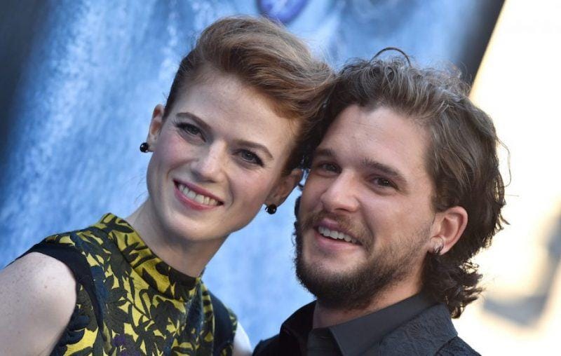 kit harington engaged to rose leslie game of thrones