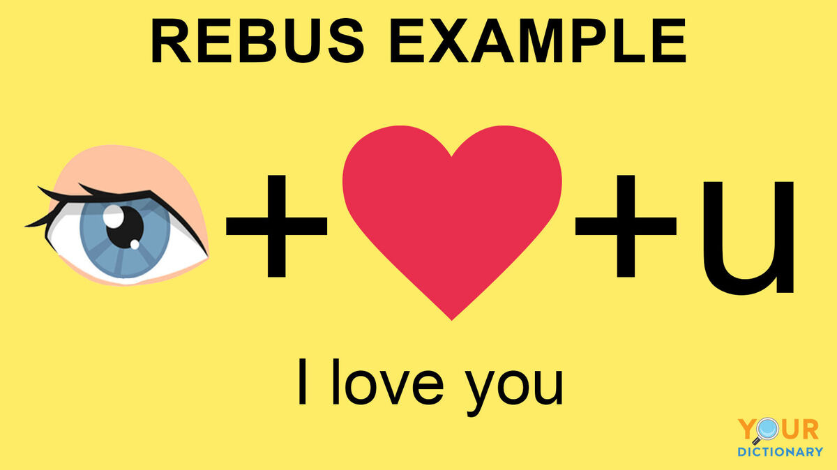 Examples of Rebuses | YourDictionary