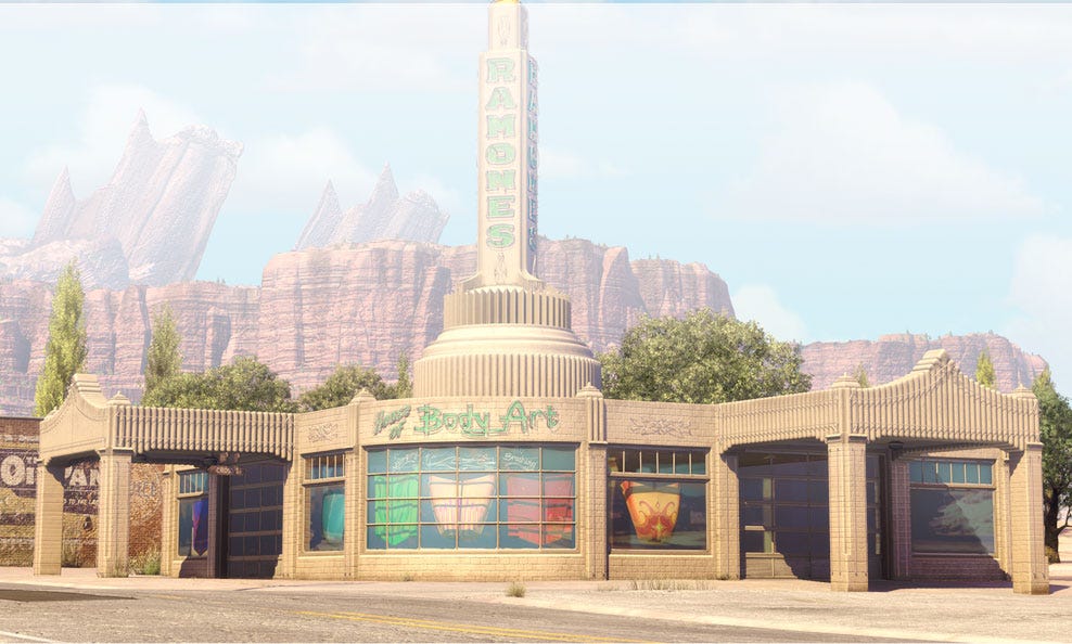 Ramone's House of Body Art | Pixar Cars Wiki | Fandom