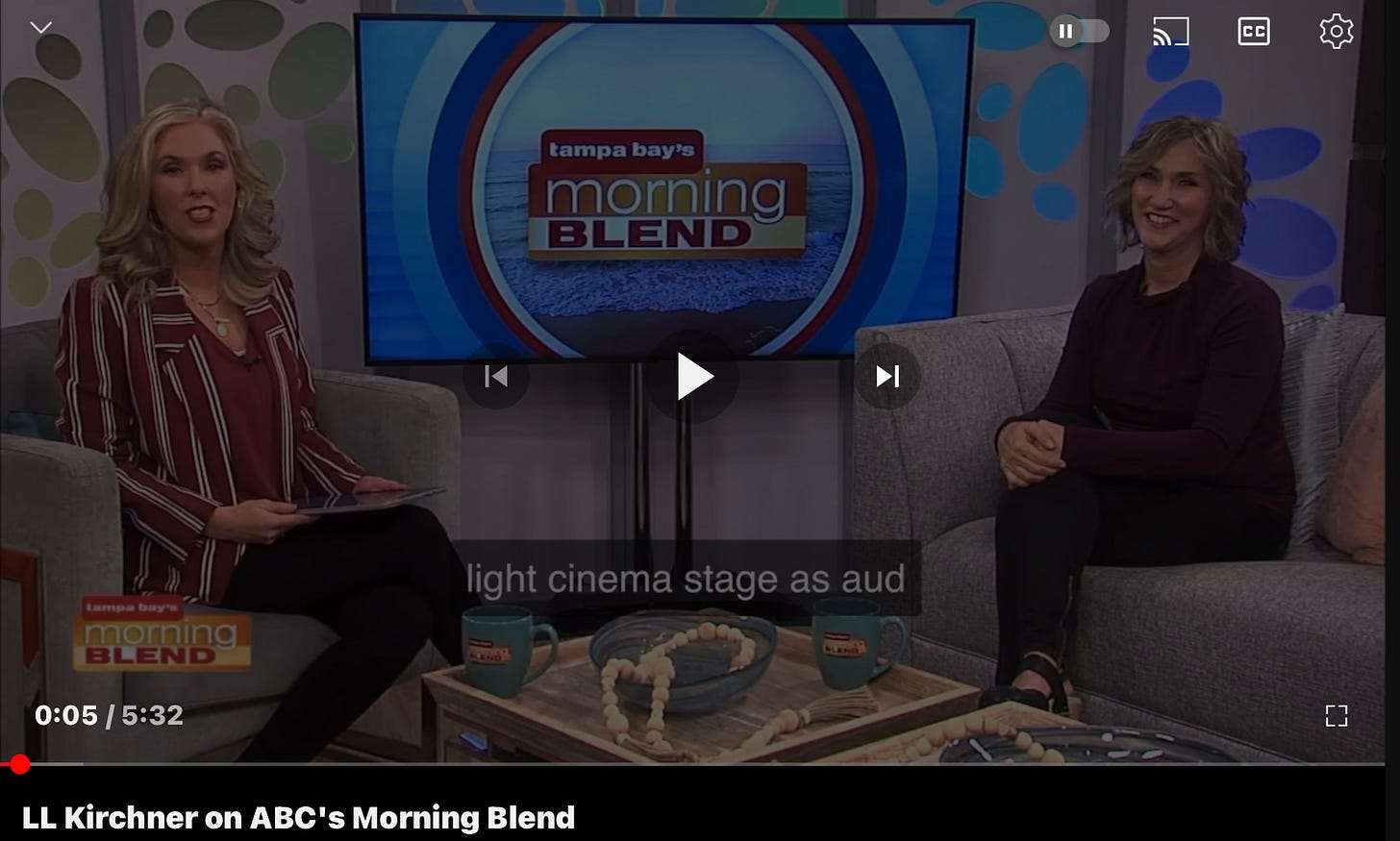 LL Kirchner on ABC’s “Morning Blend” show
