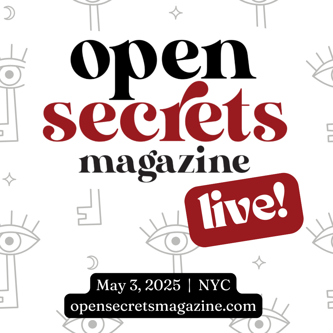 open secrets magazine live, may 3, 2025, new york city