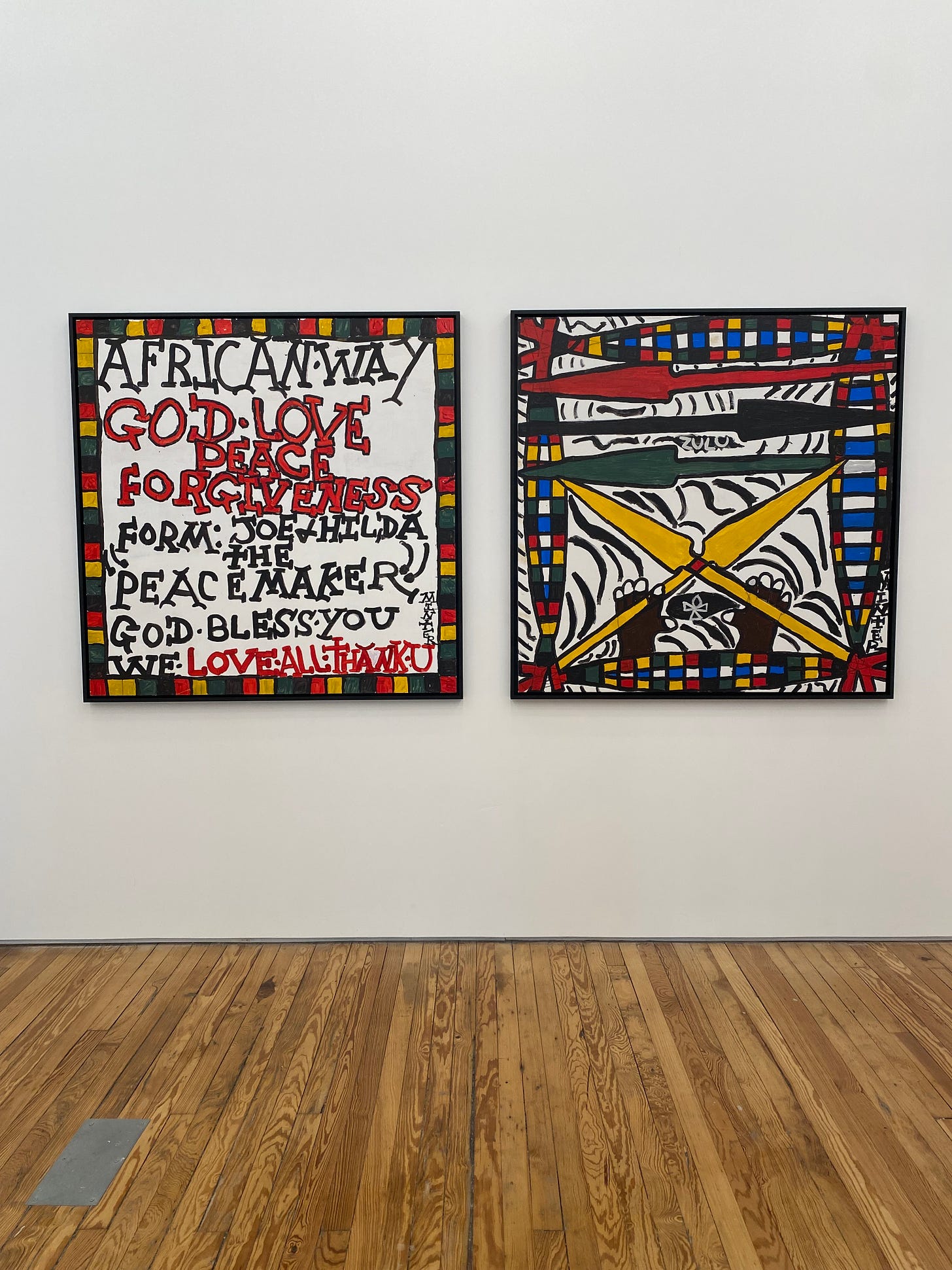 paintings by joe minter at march gallery nyc