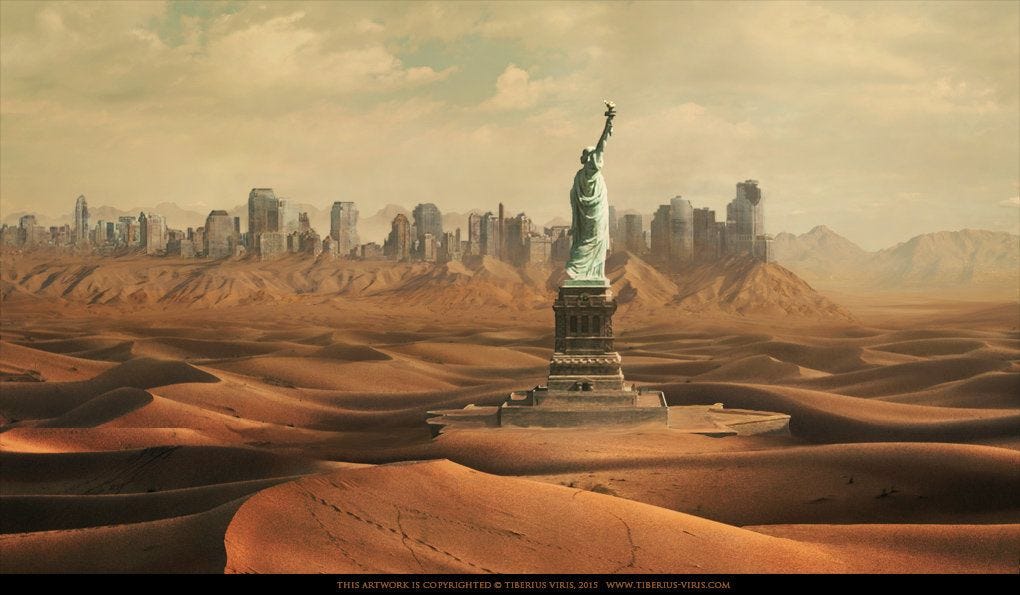 New York, 2250, Tiberius Viris | Post apocalyptic city, Post ...