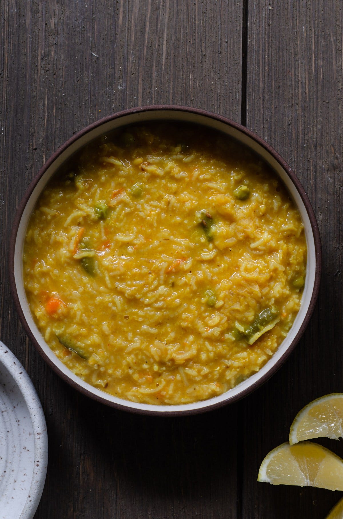 Khichdi is a comforting and nourishing one-pot Indian dish of rice, dal, spices, and vegetables. Simple, healthy, and so cozy.