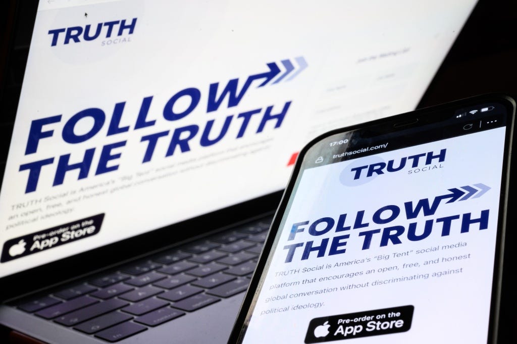 DWAC is a blank-check firm that was created for the express purpose of merging with Trump Media and Technology Group, the parent company of the social media app Truth Social.