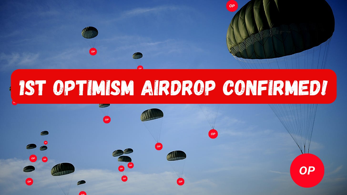 Optimism #1 Airdrop Confirmed! Requirements, Tokenomics and How To Get  Involved In Airdrop #2