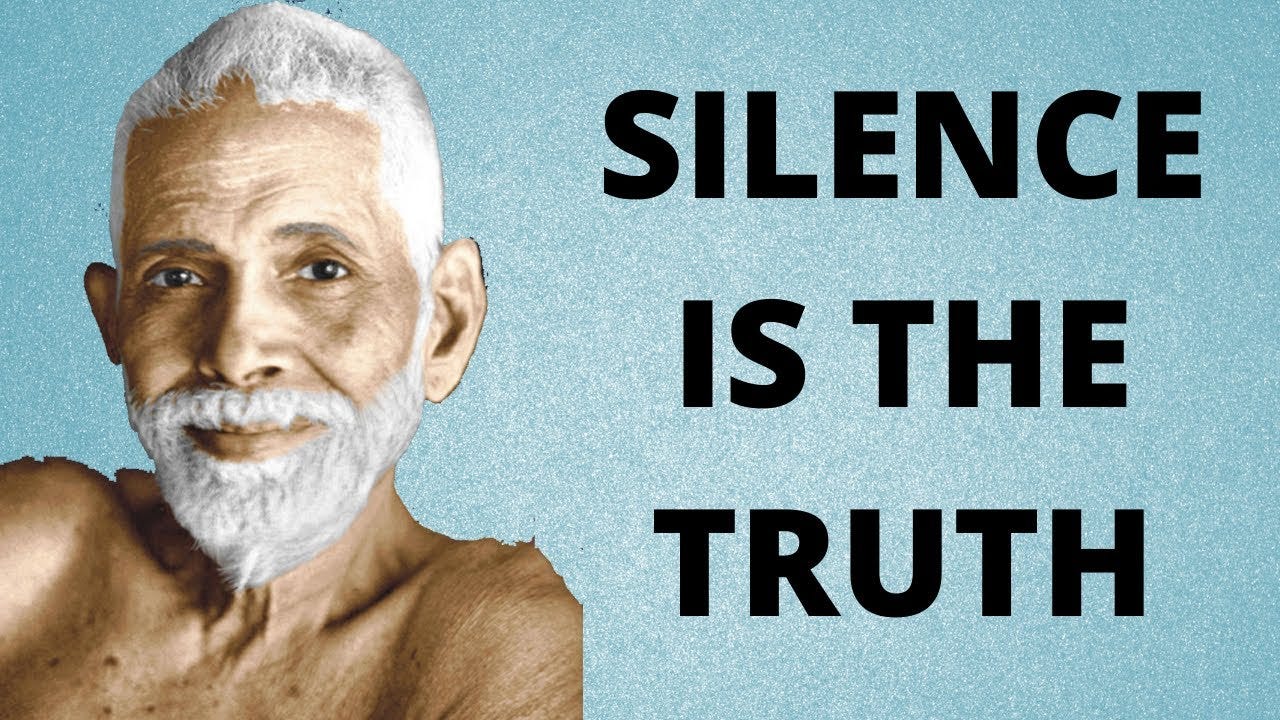 The Power of Silence | Ramana Maharshi on Why Silence is the Truth - YouTube