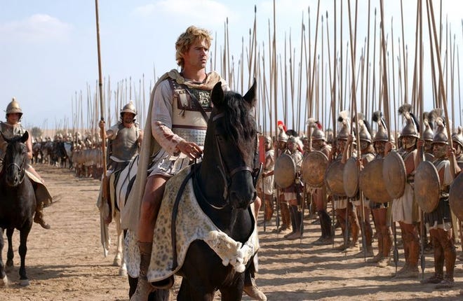Colin Farrell, as Alexander the Great, leads his army against the mighty Persian Empire in the action drama “Alexander."