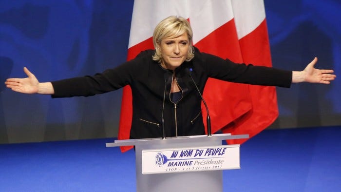 Marine Le Pen promises crackdown on immigration and globalisation
