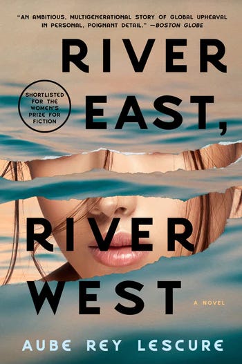 The cover of River East, River West by Aube Rey Lescure