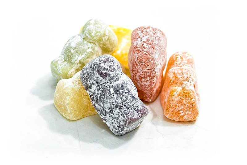 A small pile of jelly babies