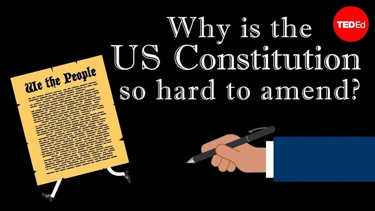 Why is the US Constitution so hard to amend? - Peter Paccone