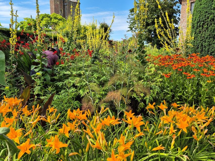 The Cottage Garden at Sissinghurst Castle copyright Anne Wareham
