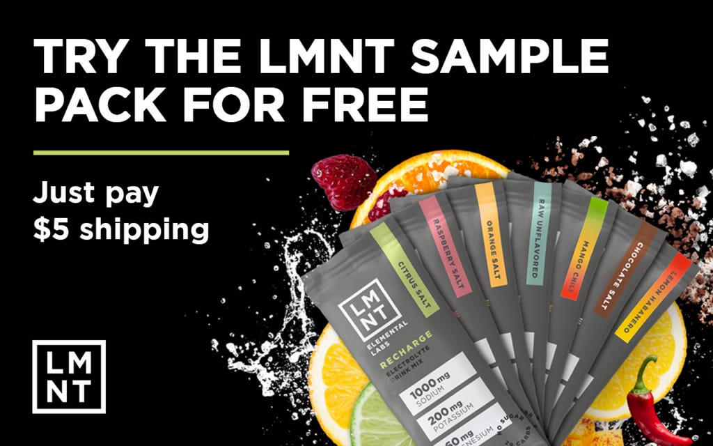 Try the LMNT Sample Pack for Free