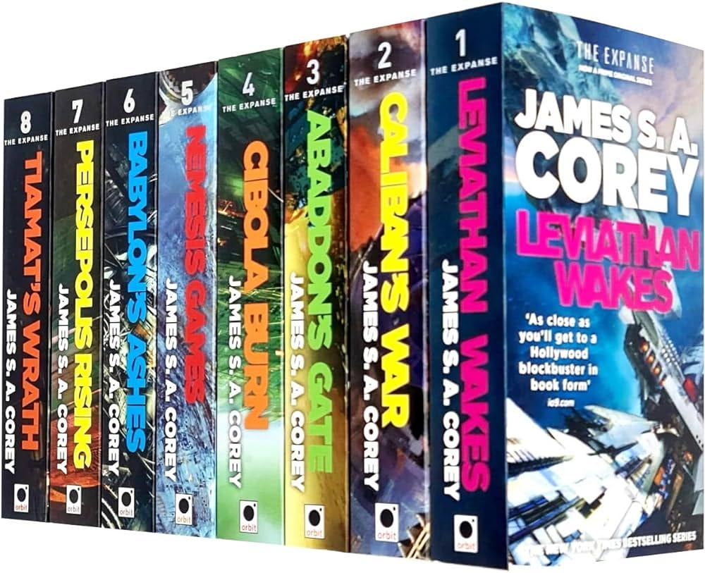 James S A Corey Expanse Series 8 Books Collection Set (Leviathan Wakes,  Caliban's War, Abaddon's Gate, Cibola Burn, Nemesis Games, Babylon's Ashes,  Persepolis Rising, Tiamats Wrath): James S.A. Corey: 9780678452547:  Amazon.com: Books