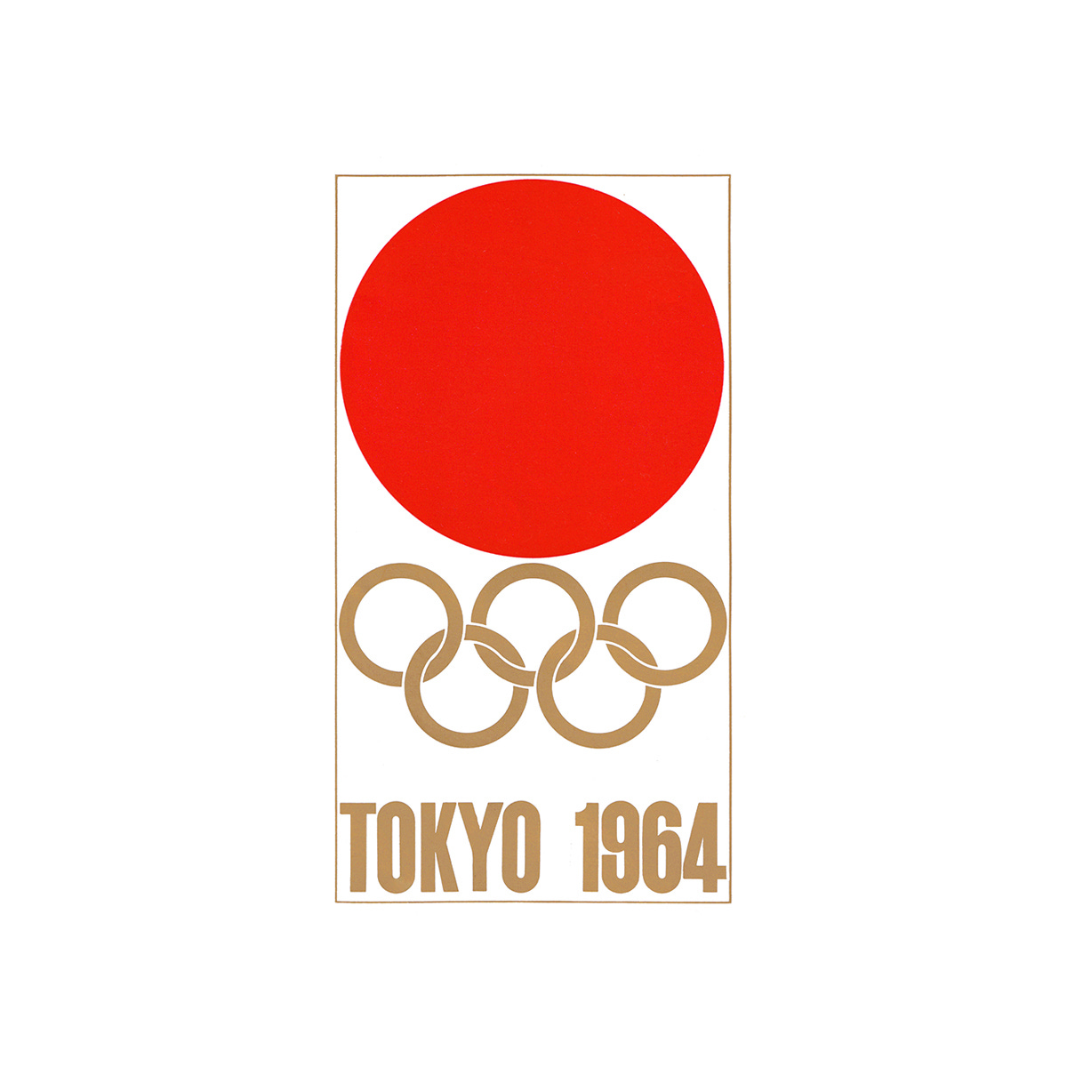 Tokyo 1964 logo Yusaku Kamekura