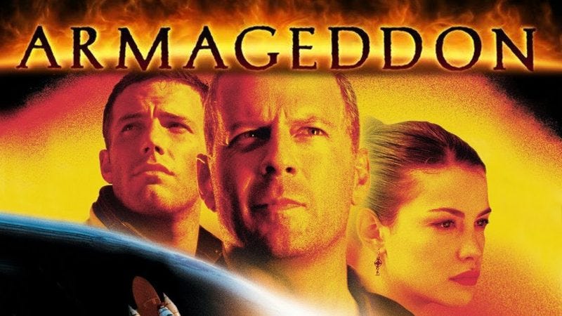 armageddon movie nukes save earth