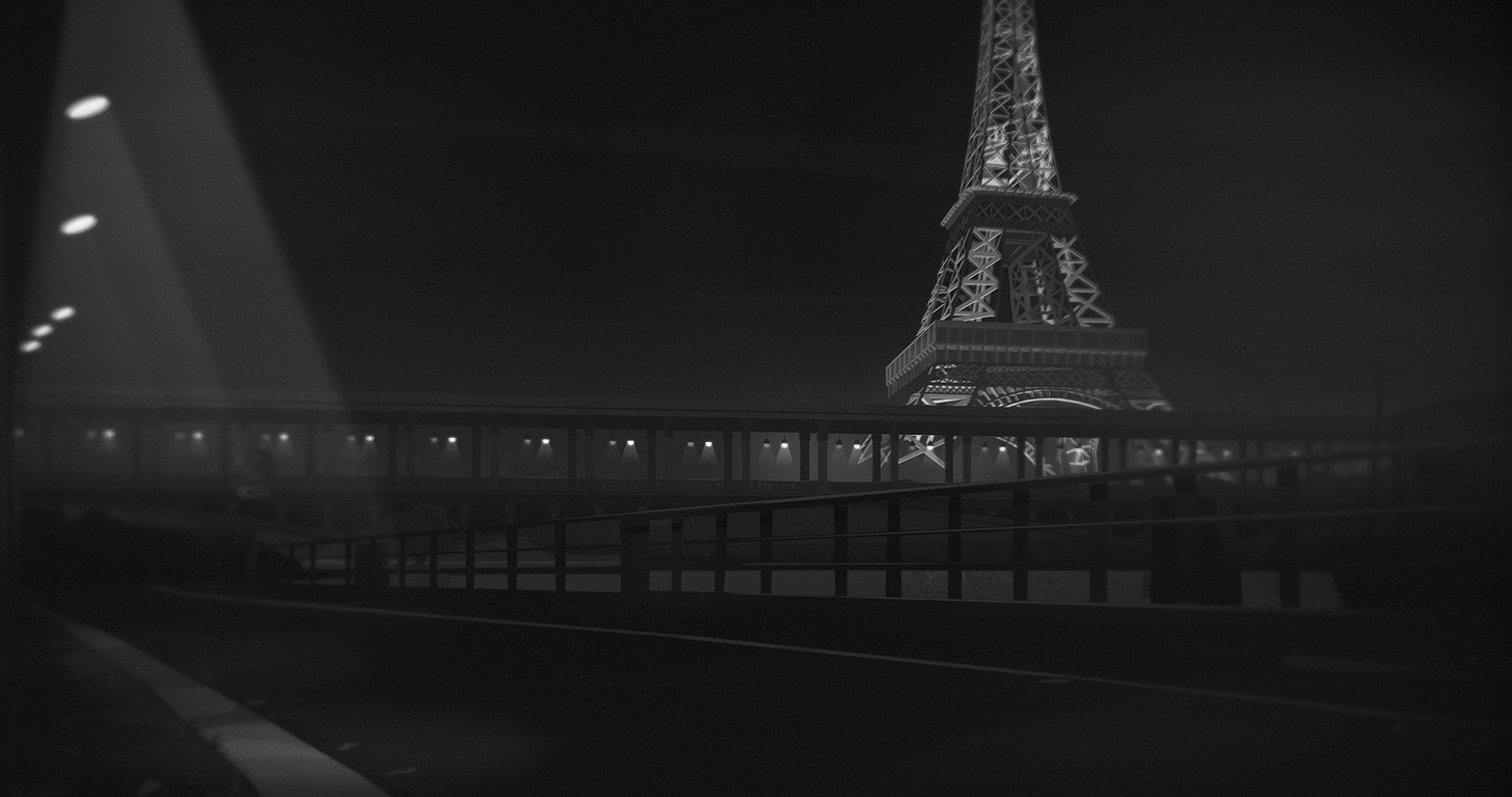 The Eiffel Tower in Night Call