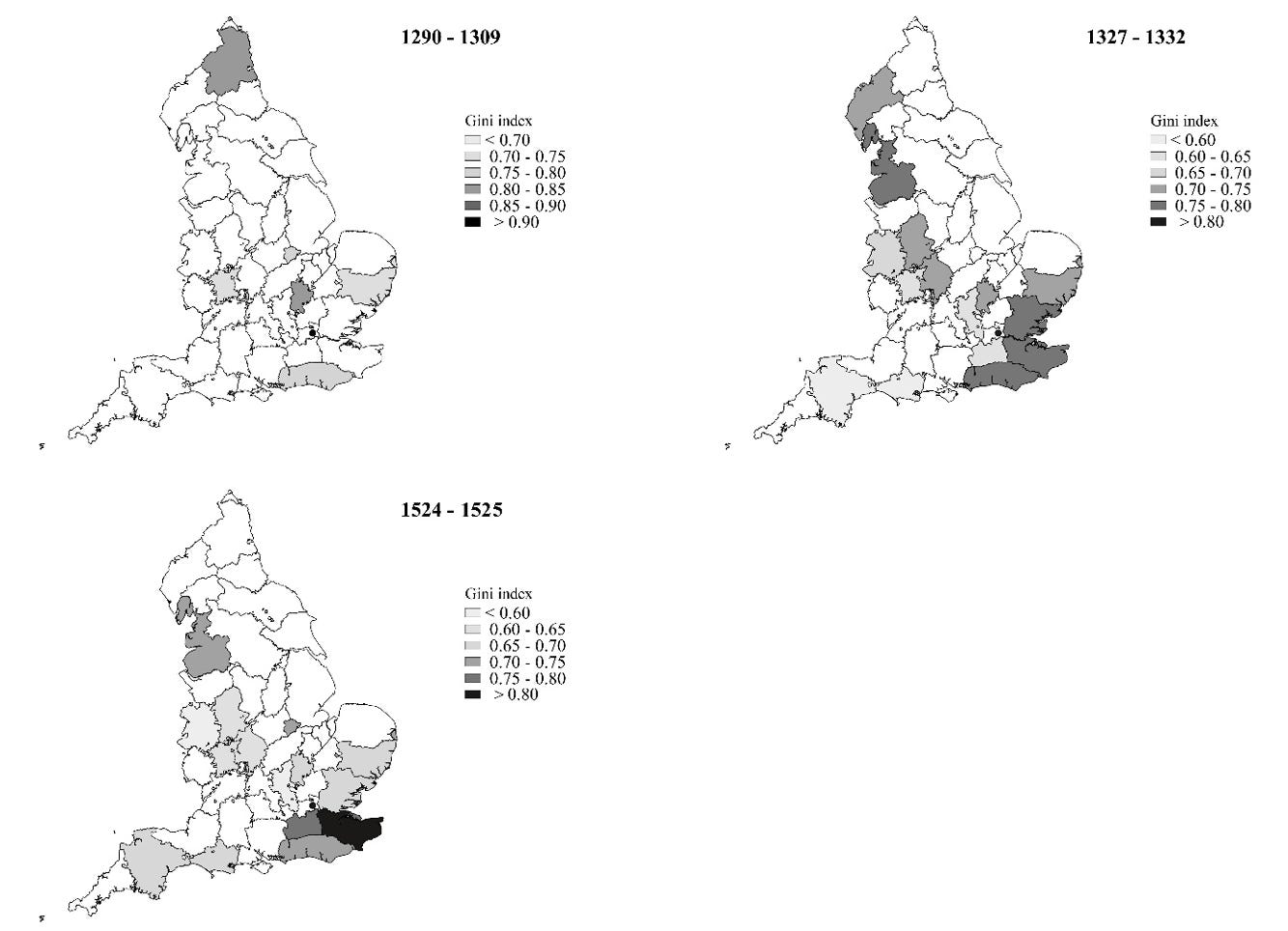 Wealth inequality in preindustrial England - Economic History Society Wealth inequality in preindustrial England - Economic History Society