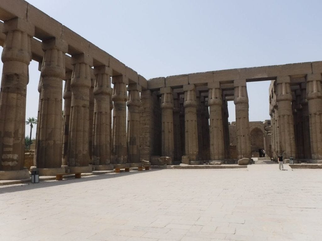 Luxor temple is one of the features on a Nile cruise itinerary