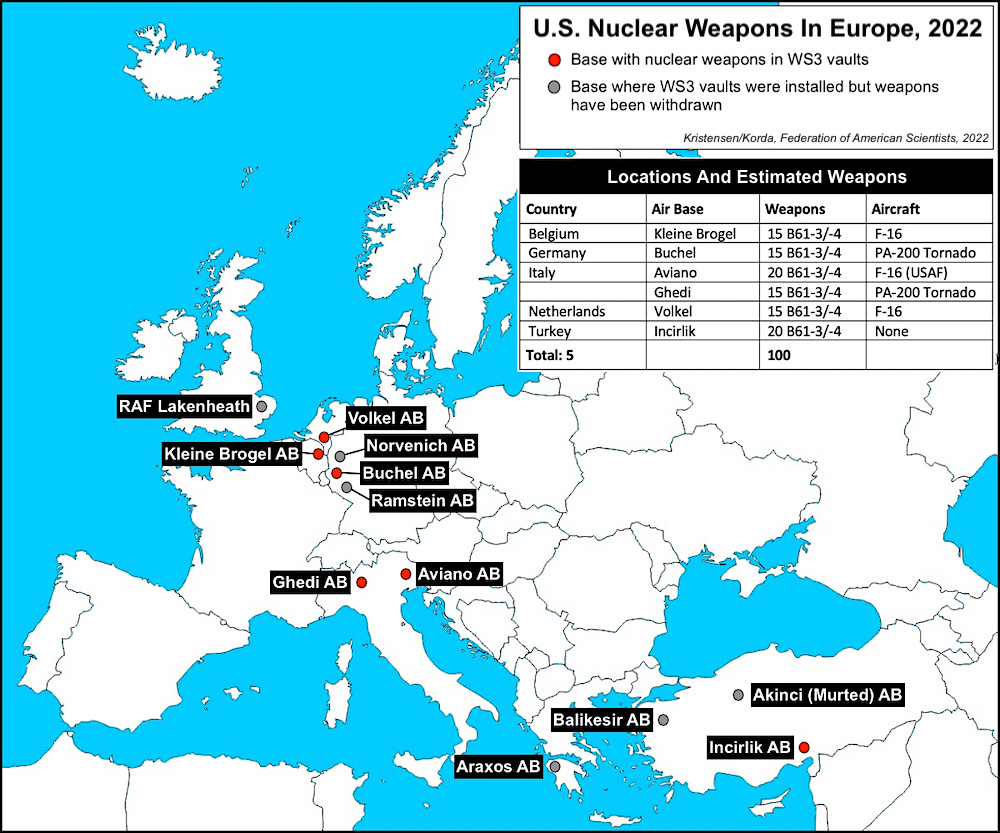NATO Steadfast Noon Exercise And Nuclear Modernization in Europe -  Federation of American Scientists