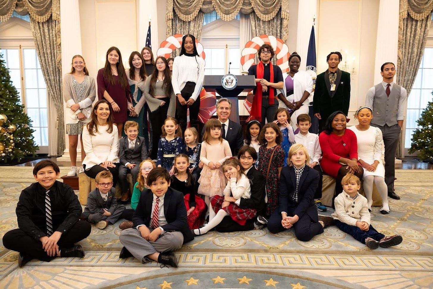 Secretary Antony Blinken on X: "Some of our @StateDept colleagues serve in  places where their families cannot come with them. I had the opportunity to  celebrate the holiday season with members of