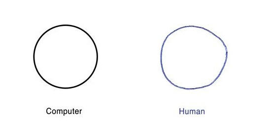 This may contain: two circles are shown with the same color