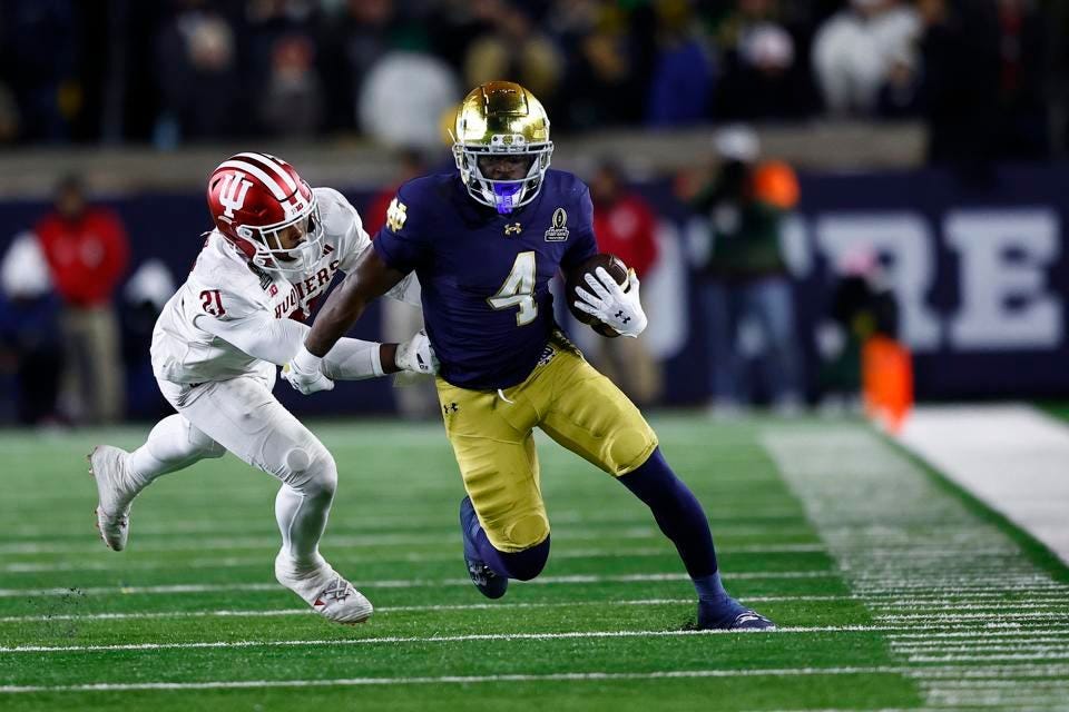 COLLEGE FOOTBALL: DEC 20 CFP First-Round - Indiana at Notre Dame