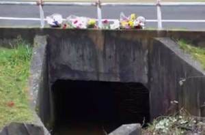 Culvert where Cheryl was found