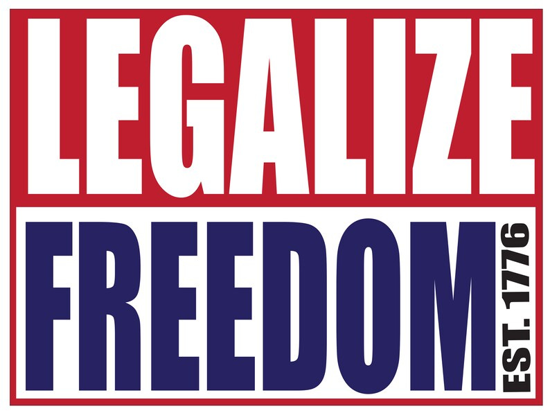 Legalize Freedom Est. 1776 Edition 18 x | Etsy